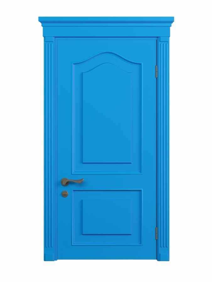 Дверь входная «Калистро», синяя