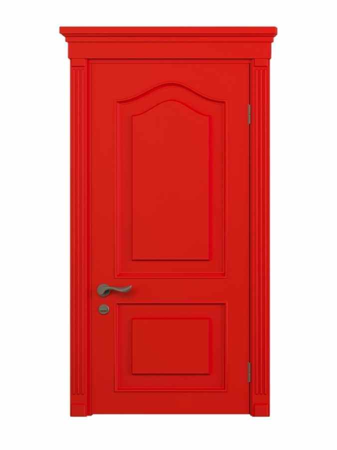 Дверь входная «Калистро», красная