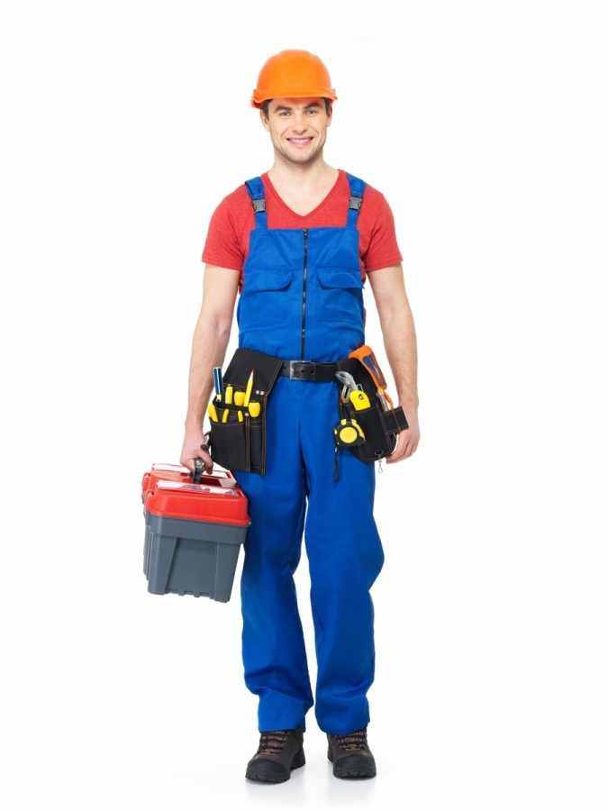 Полукомбинезон рабочий летний мужской ПСР синий